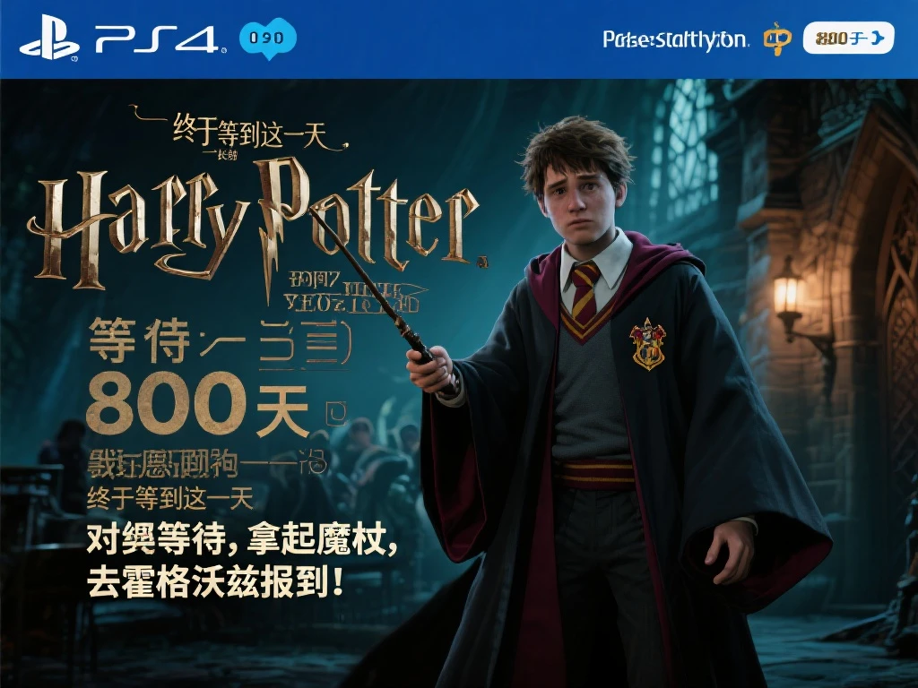 《霍格沃茨》粉丝狂喜！历经800天等待，终于登陆PS+阵容！