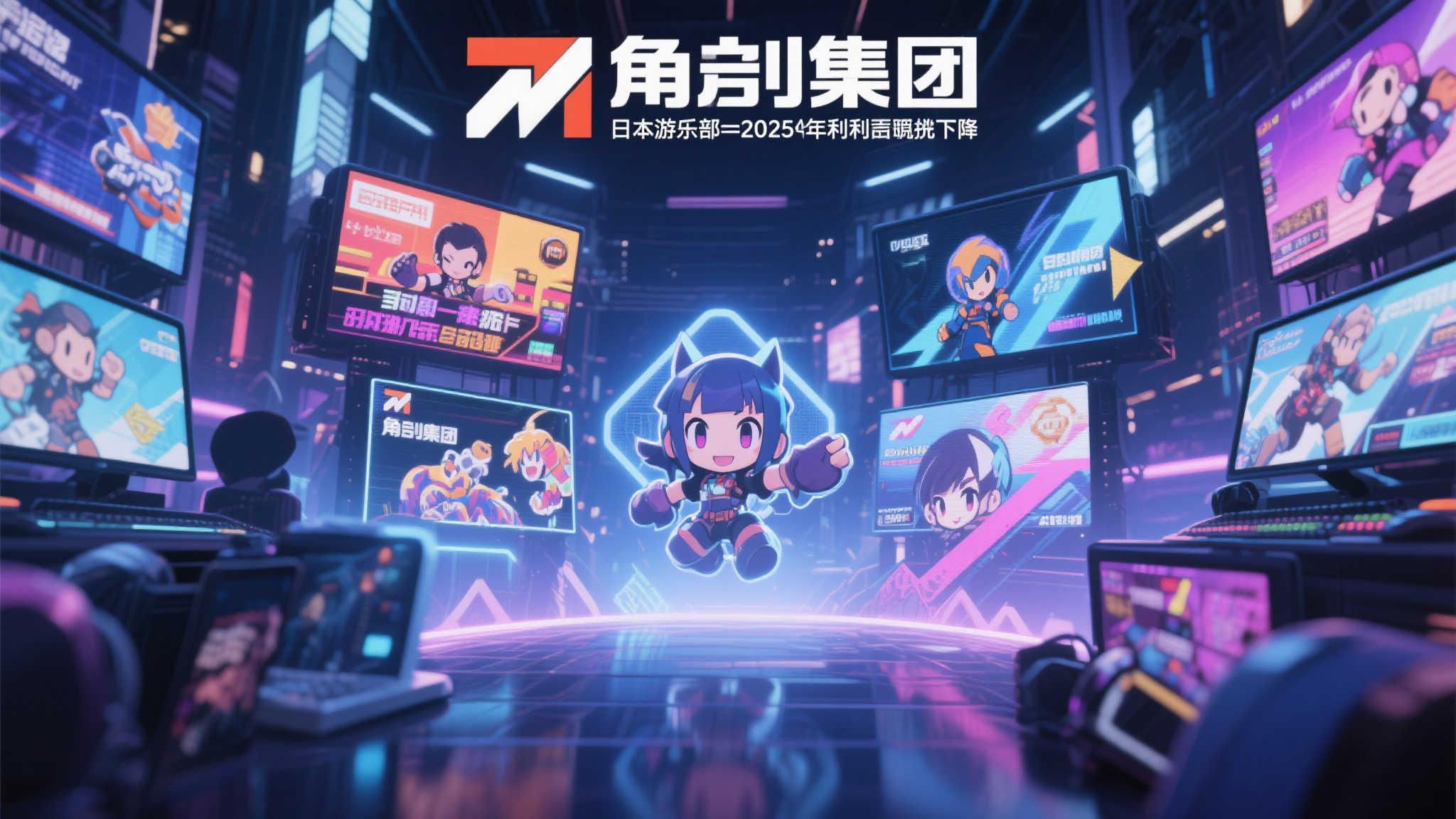 角川集团游戏业务面临2025财年利润大幅缩减风险！
