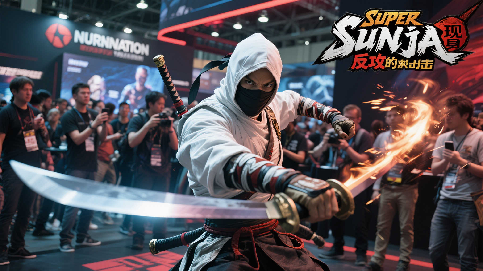 白衣忍者现身核聚变展 超级反攻震撼来袭